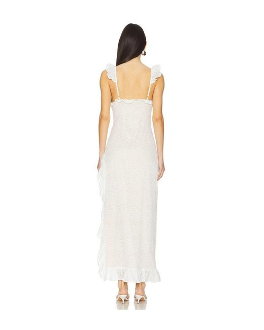 Runaway the Label White Orlean Maxi Dress