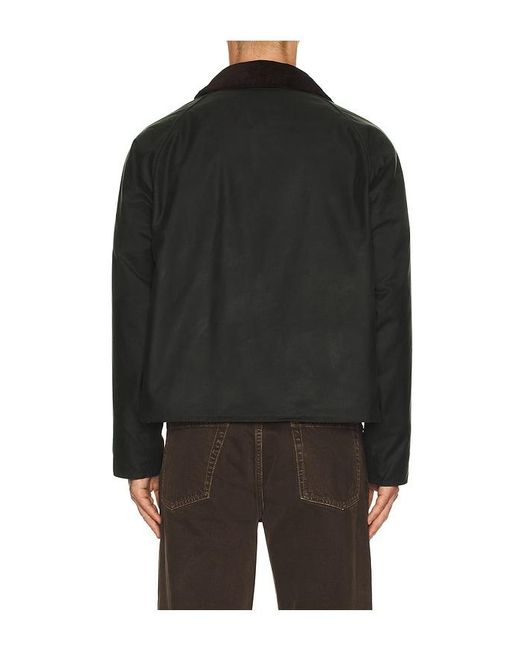Barbour Black Spey Wax Jacket for men