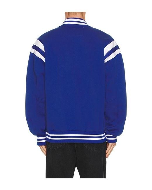 True Religion Blue Uni Varsity Jacket for men