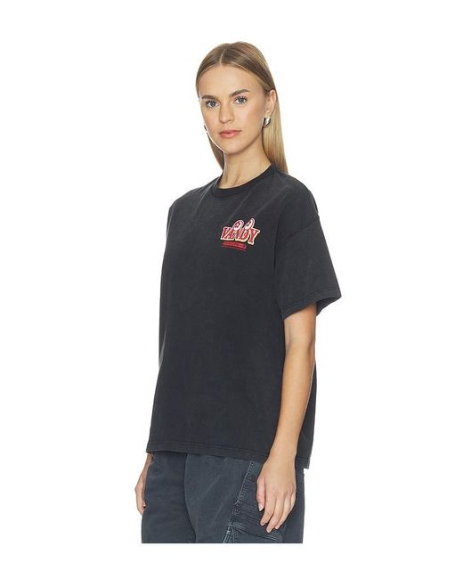 VANDY THE PINK Black Cup Noodle Eye Logo Tee for men
