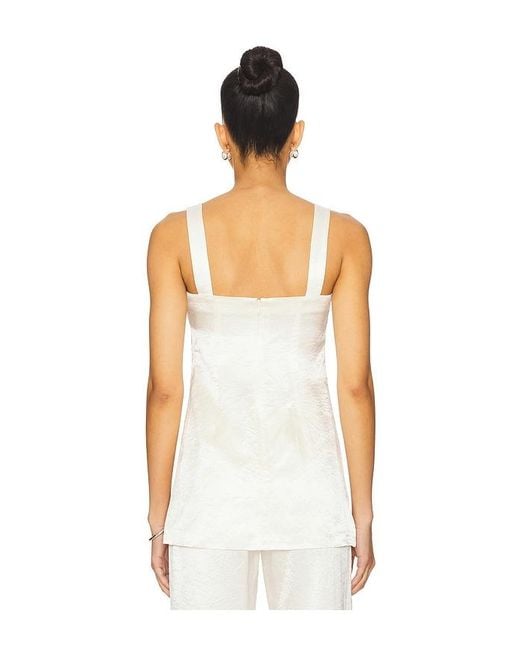Amanda Uprichard White Mariko Top