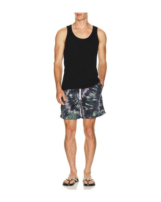 Bather Blue Fig Swirl Swim Trunk for men