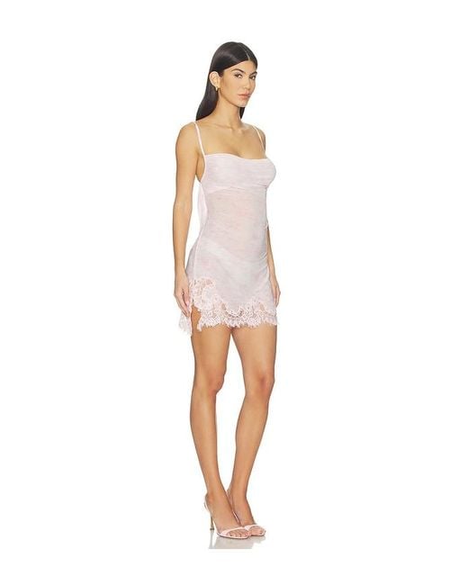 For Love & Lemons White Louise Cover Up Mini Dress