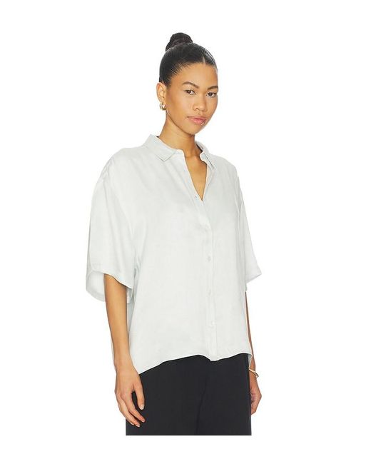 Anine Bing White Coco Shirt