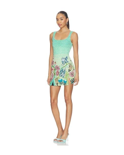 La Fuori Blue Mini Dress