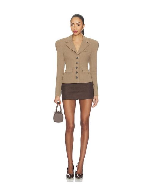 Magda Butrym Brown Tailored Blazer