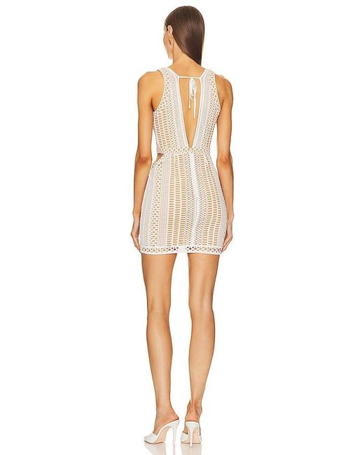 Michael Costello White X Revolve Barbe Mini Dress