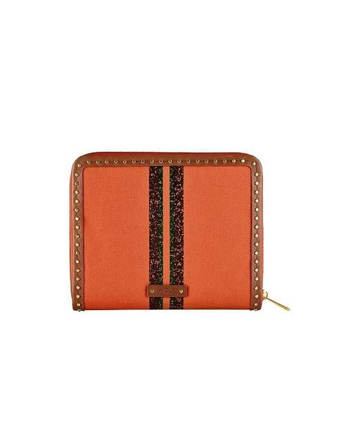 Wolf Orange Ida Travel Jewelry Portfolio