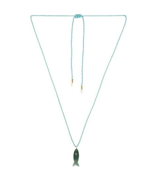 Lovers + Friends White Quin Stone Necklace