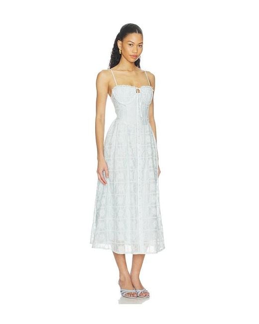 Astr White Aubrey Dress