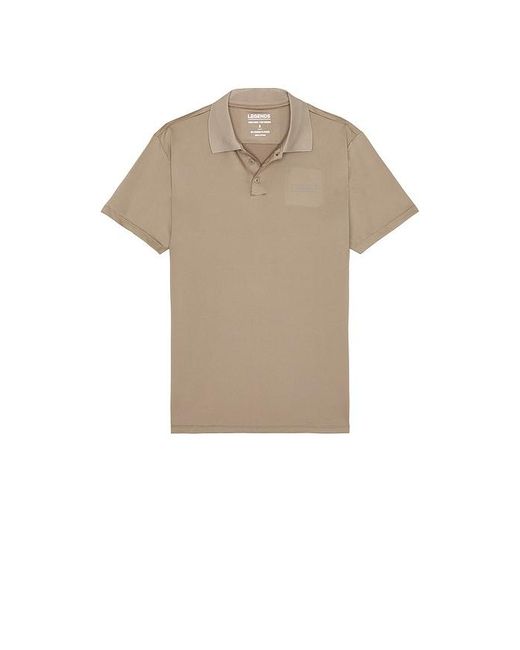 Legends Brown Baldwin Performance Polo for men