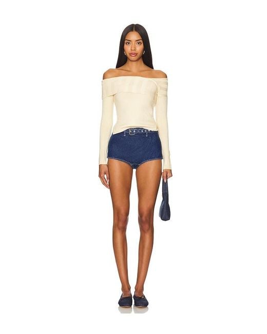 MORE TO COME Blue Effie Sweater