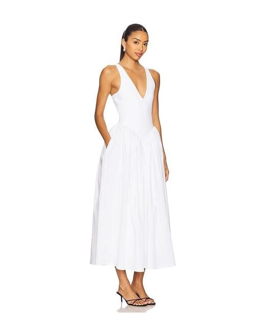 Ronny Kobo White Sirinda Dress
