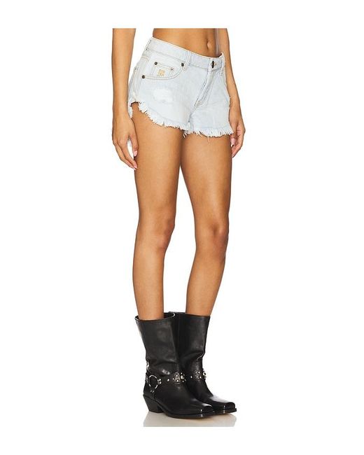 One Teaspoon Blue Dukes Low Waist Denim Short