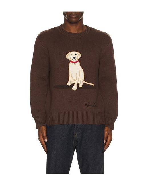 House Of Sunny Black The Labrador Sweater for men