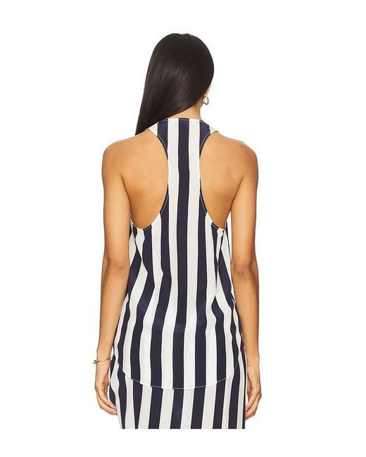 Bondi Born White Orta Silk Tank Top