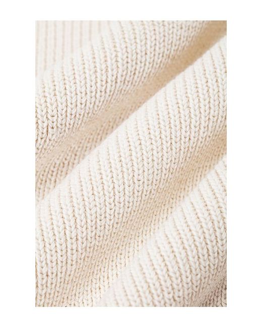 HAELO White Draped Loop Mini Dress