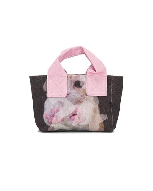 【関税込み】Ottolinger グレー＆ピンク ミニ トートバッグ Ottolingerのグレー＆ピンク ミニ トートバッグがセール中