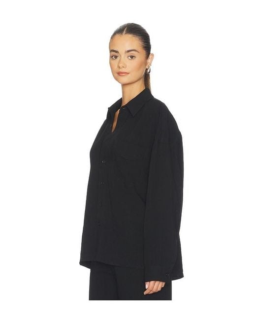 EB DENIM Black Adeline Button Down Shirt