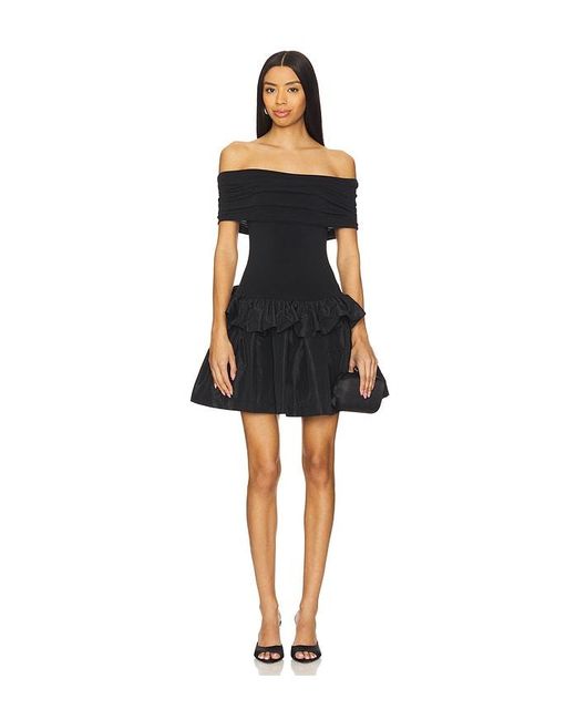 Anna October Black Lourdes Mini Dress