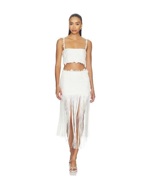 retroféte White Amaris Skirt