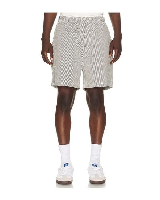 Bather Blue Pinstripe Leisure Short for men