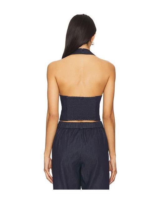 Yumi Kim Blue Aida Top