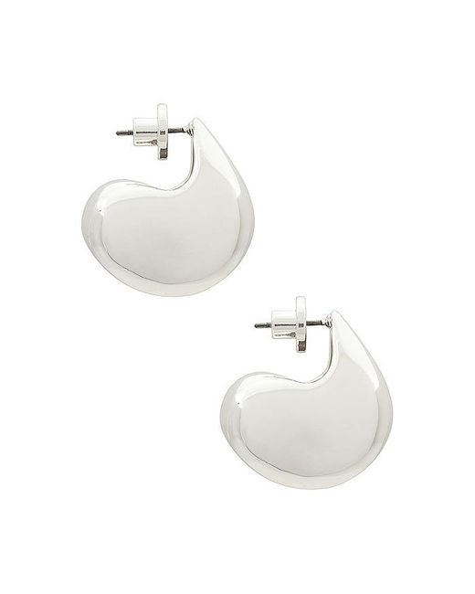 Jenny Bird White Nouveaux Puff Earrings