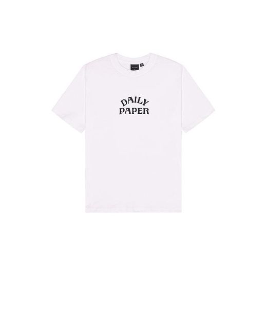 Daily Paper White Dias Stacked T-Shirt for men