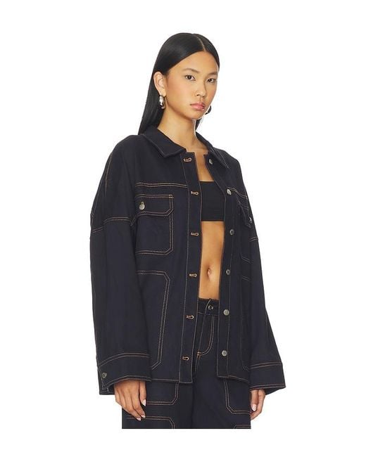 BY.DYLN Blue Cooper Jacket