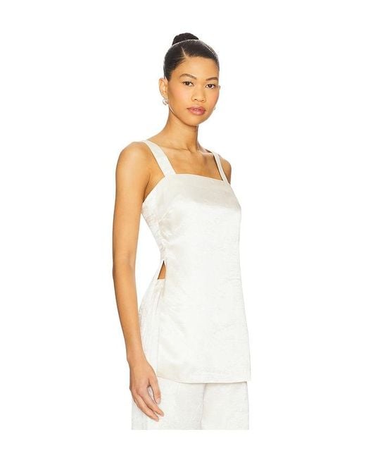 Amanda Uprichard White Mariko Top