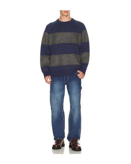 Stan Ray Blue Knitted Sweater for men