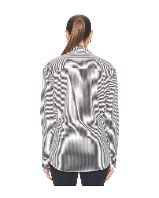 Agolde Gray Cinch Shirt