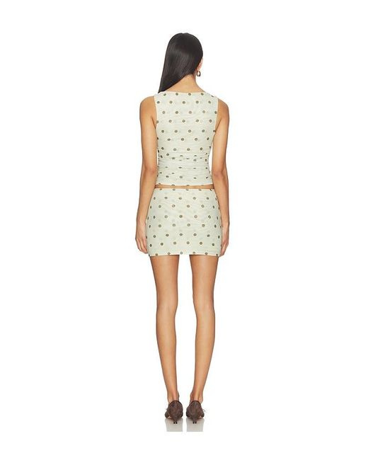 MORE TO COME White Logan Mini Skirt Set