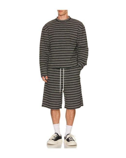 Honor The Gift Black Speak Striped Long Sleeve for men
