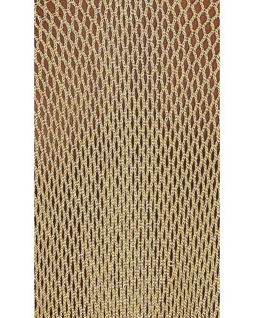 Luli Fama Natural Finge Short Caftan
