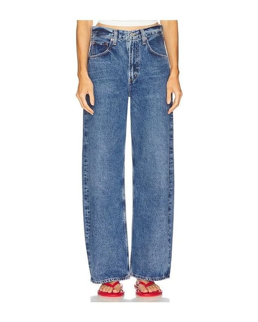 Agolde Blue Low Curve Jeans