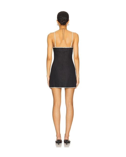 Lovers + Friends Black Miles Mini Dress