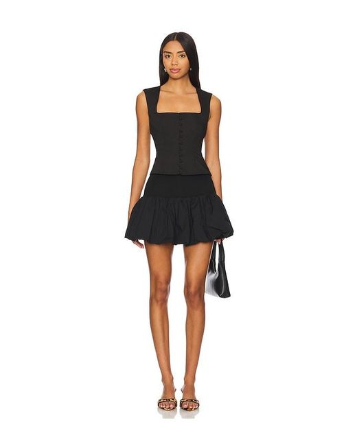 MAJORELLE Black Lulu Top