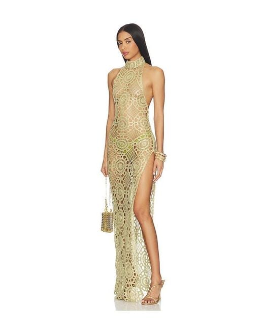 Bronx and Banco Metallic Tunisa Crochet Halter