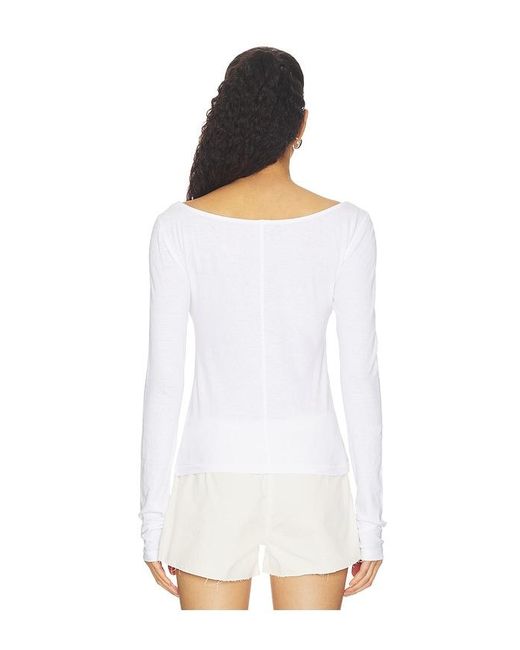 Re/done White Monroe Tee