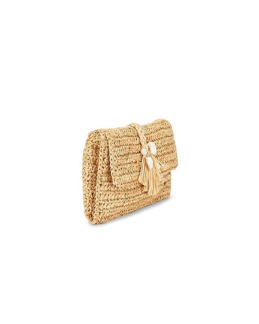 Flora Bella Natural Chastanet Crochet Raffia Clutch