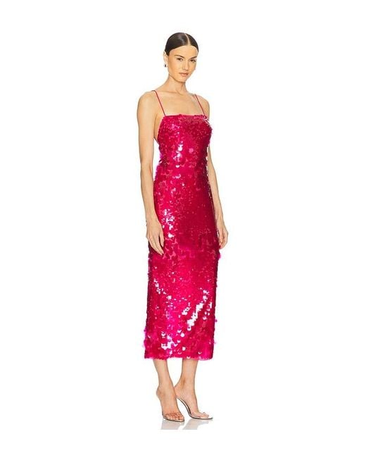 retroféte Red Alana Dress