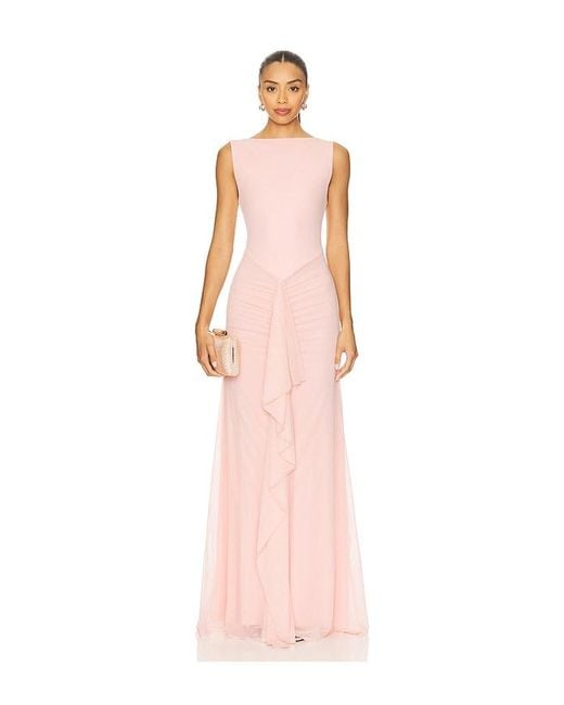 Lovers + Friends Pink Ellie Maxi Dress