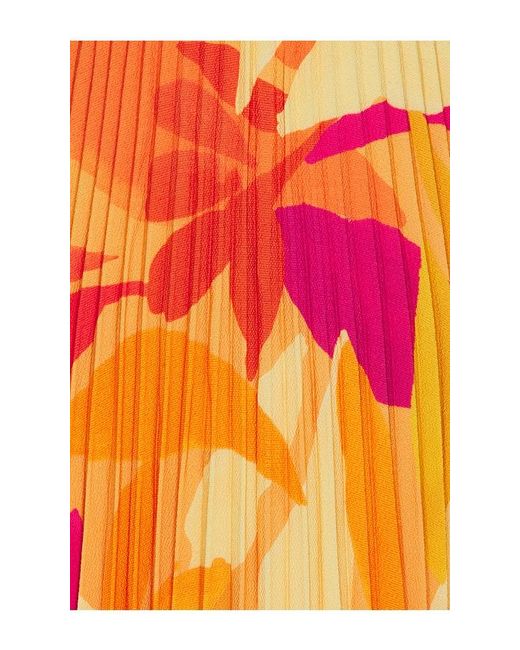 Astr Orange Blythe Dress