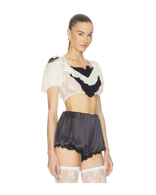 Aniye Records Multicolor Ruth Heart Top