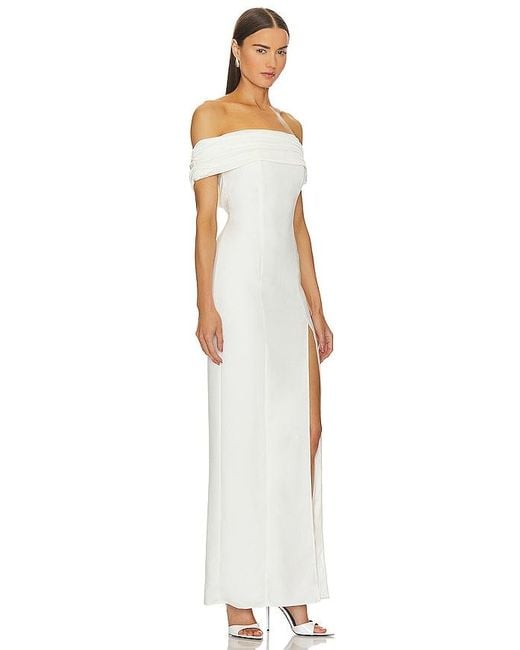 Lovers + Friends White Dia Gown
