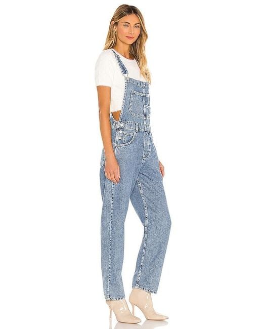 Free People Blue X We The Free Ziggy Denim Overall