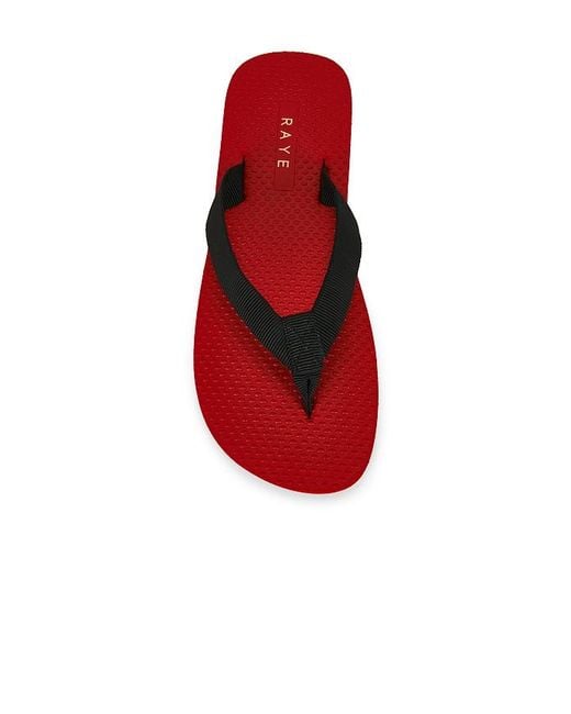 Raye Red Cane Flip Flop
