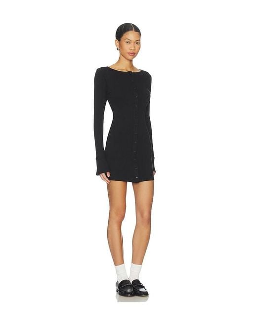 Lovers + Friends Black Fernanda Mini Dress